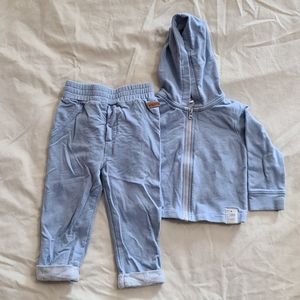 Robeez Light-Blue Jogger Set, 9-12 months